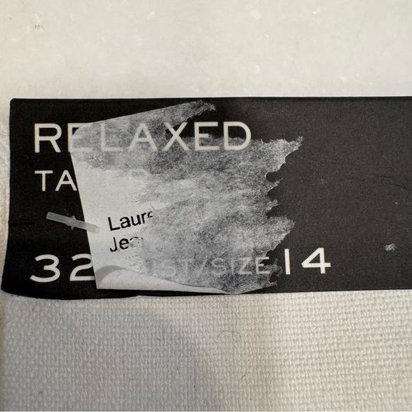 Lauren Ralph Lauren Women's White Eyelet Jeans Relaxed Taper Size 14 NWT $195 - Picture 6 of 14